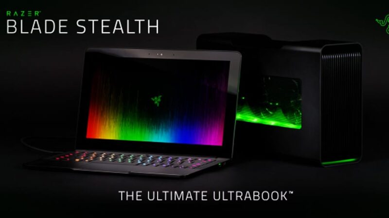 Aprimorados, novos laptop Razer Blade Stealth e gabinete Razer Core ...
