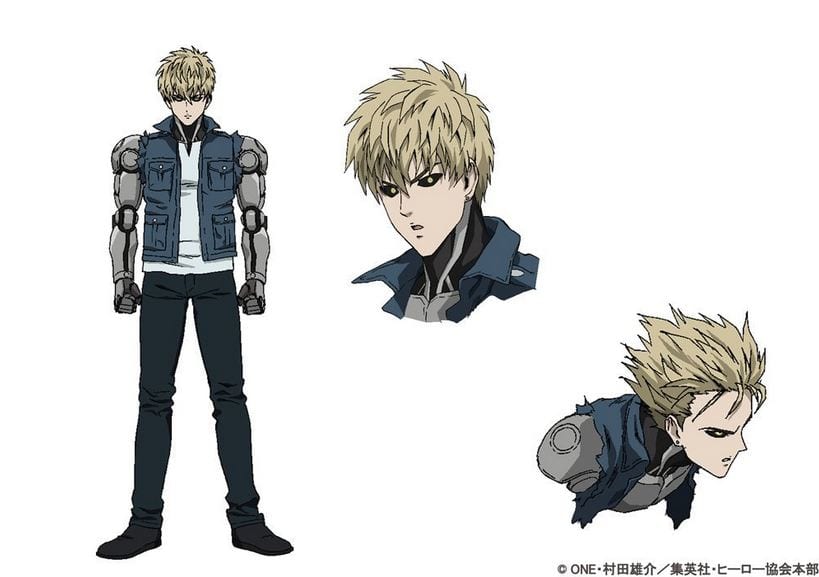 One Punch Man design de personagens da segunda temporada