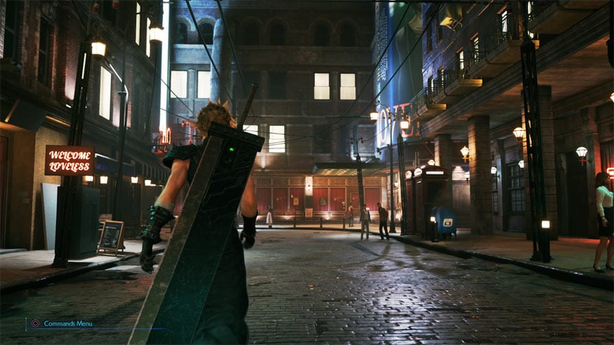 Final Fantasy VII Remake gráficos e desempenho do jogo