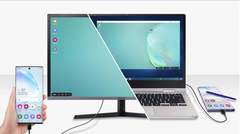Samsung DeX cria um híbrido entre desktop e smartphone Samsung Dex Desktop