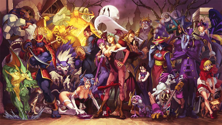 Darkstalkers novo jogo Capcom