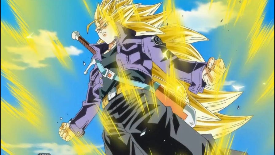 INÉDITO!! TRUNKS SSJ GOD NO ANIME de Dragon Ball Heroes 