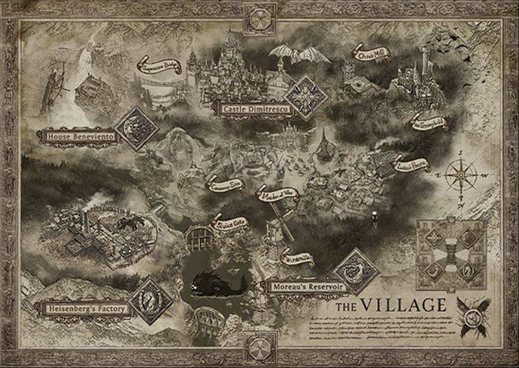 Resident Evil Village Mapa