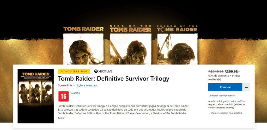 Tomb Raider Xbox One