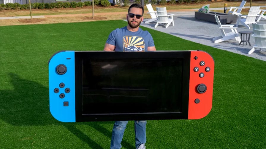 Nintendo: Engenheiro constrói Switch funcional de quase 2 ...