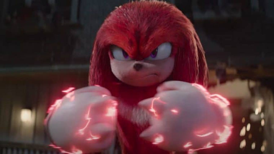 Eis Knuckles e Tails no filme Sonic 2