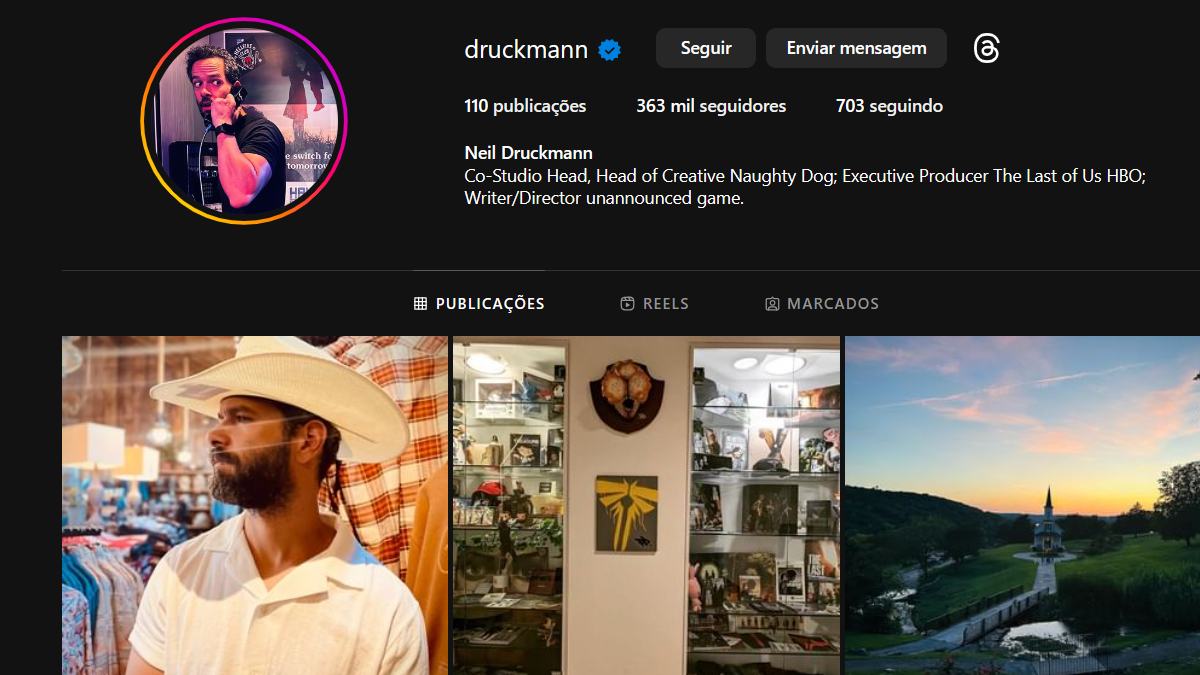 Neil Druckmann é diretor e roteirista de jogo não anunciado