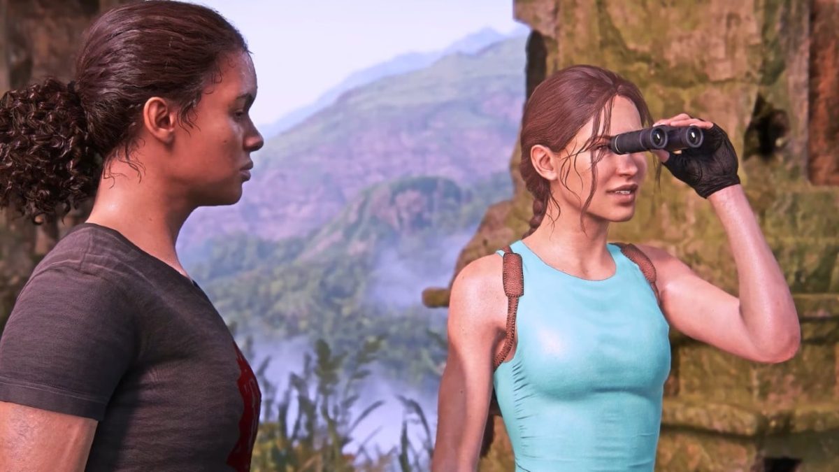 Lara Croft em Uncharted