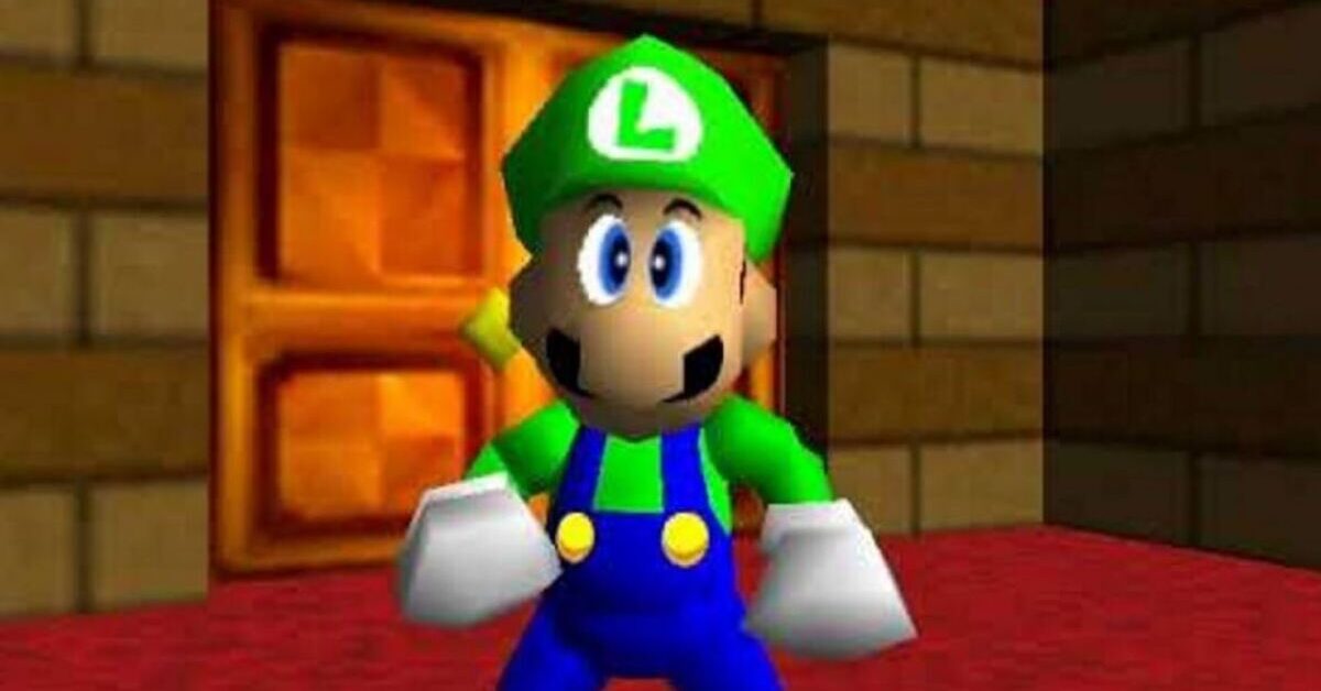Super Mario 64 Luigi